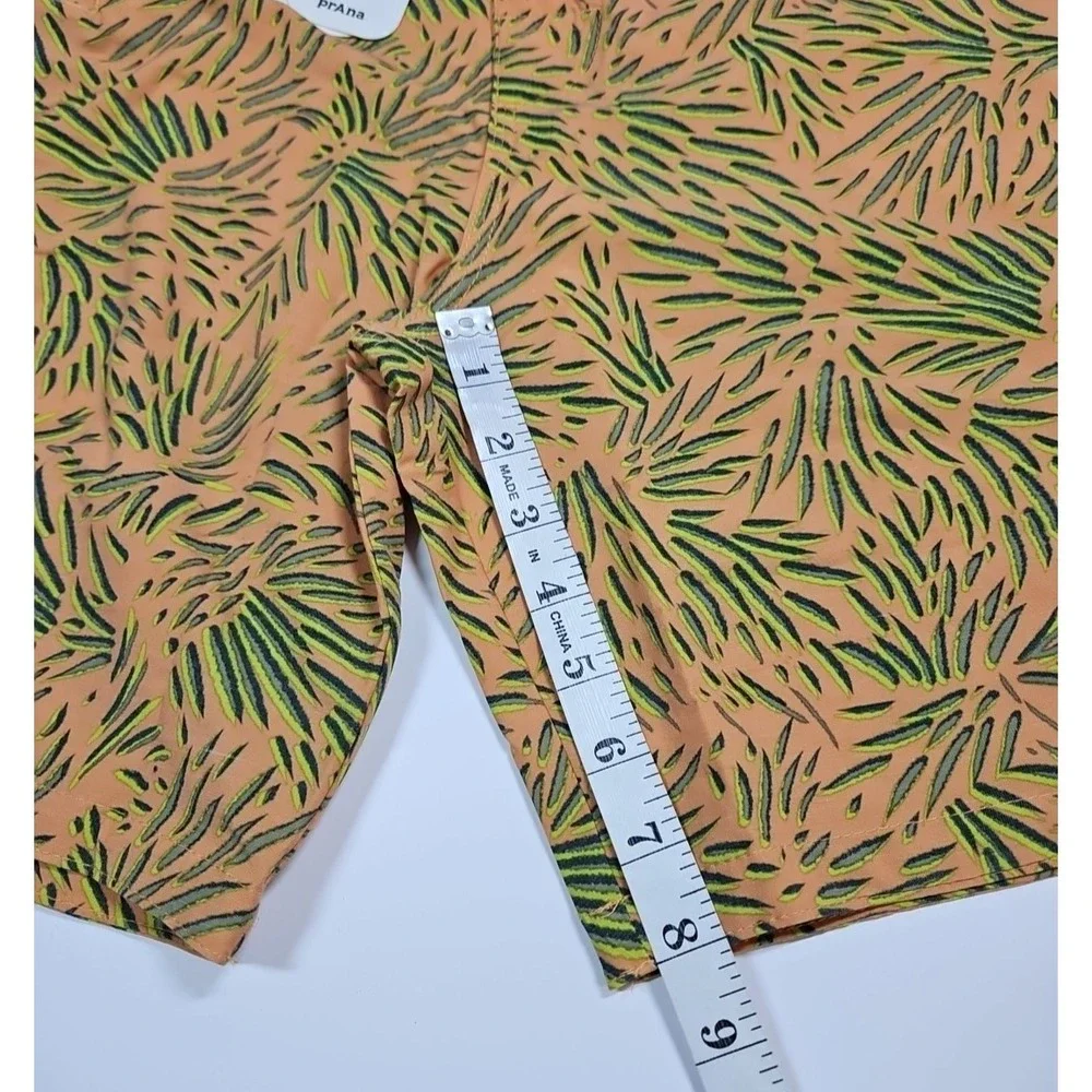 prAna Mens Rock Shock Aura Glow Fronds Unlined Board Shorts‎ Size 30 NWT
